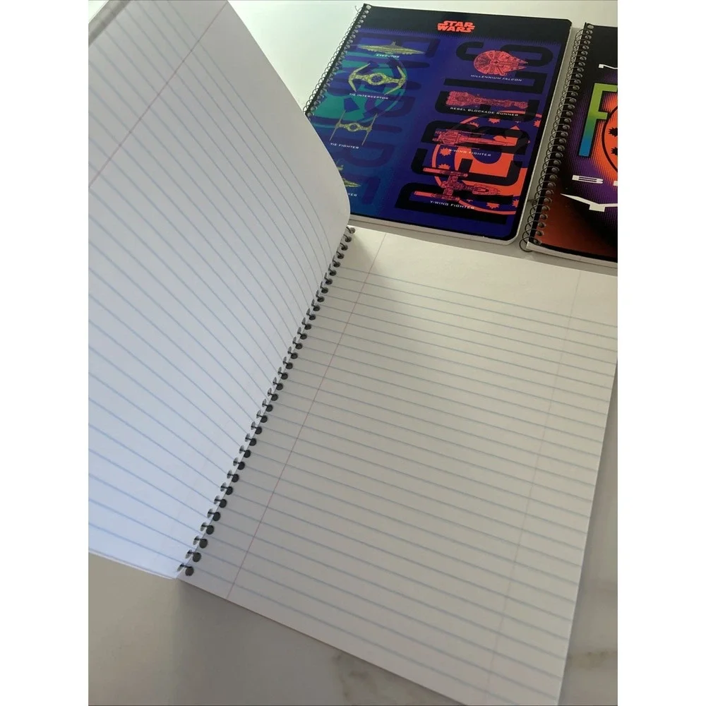 Lot Of 3 Vintage STAR WARS Mead SPIRAL‎ NOTEBOOKS  1996